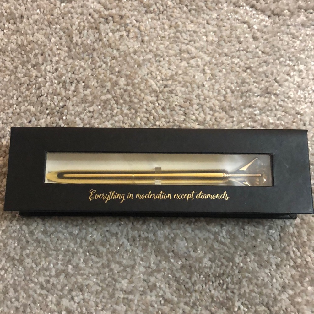 NWT Paper source diamond pen - Engagement gift!